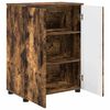 vidaXL Bathroom Cabinet with Storage Smoked Oak 60 x 35 x 80 cm