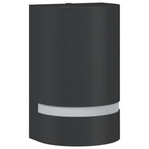 vidaXL Outdoor Wall Light Black Die-cast Aluminium