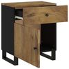 vidaXL Bedside Cabinet 50x33x60 cm Solid Wood Mango&Engineered Wood