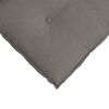 vidaXL Back Pillow Light Grey 60 x 50 cm Corduroy Fabric
