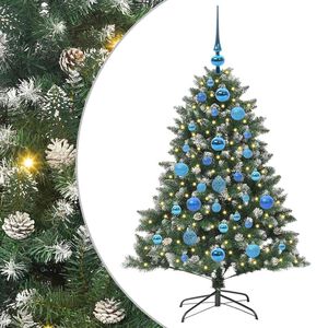 vidaXL Artificial Christmas Tree with 150 LEDs with Stand Green 120 cm