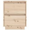 vidaXL Bedside Cabinet 40x35x50 cm Solid Wood Pine