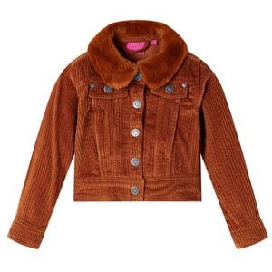 Kids' Jacket Corduroy Cognac 92