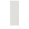 vidaXL Highboard White 68x39x113 cm Steel