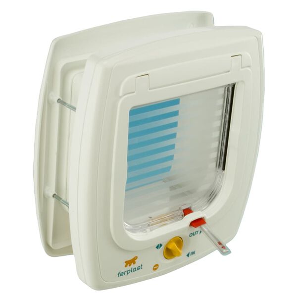Ferplast 4-Way Magnetic Cat Flap Swing 7 SET White 72104011