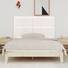 vidaXL Wall Headboard White 166x3x90 cm Solid Wood Pine