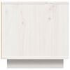 vidaXL TV Cabinet White 140x40x40 cm Solid Wood Pine