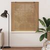 vidaXL Roller Blind with Curtains Manual Brown 140 x 160 cm Bamboo