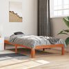 vidaXL Bed Frame without Mattress Wax Brown 90x190 cm Single Solid Wood Pine