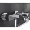 SCH&Uuml;TTE Bath Mixer with Waterfall Spout IDROVIA Chrome