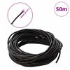 vidaXL Leather Cord Dark Brown &Oslash;3 mm x 50 m Leather