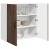 vidaXL Kitchen Cabinet with Storage Kalmar Brown Oak 80 x 31 x 80 cm