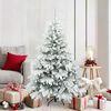 vidaXL Artificial Christmas Tree with 150 LEDs White 150 cm PE and PVC