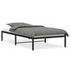 vidaXL Metal Bed Frame without Mattress Black 107x203cm