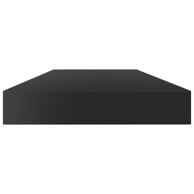 vidaXL Bookshelf Boards 8 pcs High Gloss Black 80x10x1.5 cm Engineered Wood
