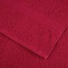 vidaXL Premium Wash Towels SOLUND 10 pcs Red 30x30 cm 600 gsm