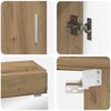 vidaXL Bathroom Furniture Set TULUM Artisan Oak Engineered Wood