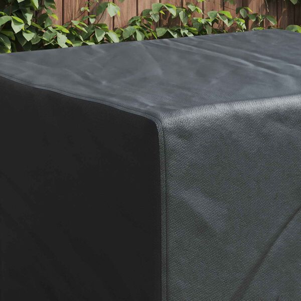 vidaXL Furniture Cover Plain Black 110 x 84 x 70 cm 600D Oxford Fabric