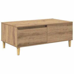 vidaXL Coffee Table Artisan Oak 90 x 50 x 35 cm Engineered Wood