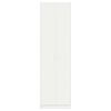 vidaXL Wardrobe with Shelf White 55 x 25 x 189 cm Engineered Wood