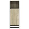 vidaXL Bathroom Cabinet Sonoma Oak 35x37.5x100 cm Engineered Wood
