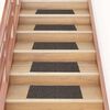 vidaXL Stair Mats Self-adhesive 15 pcs 60x25 cm Anthracite Rectangular