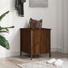 vidaXL Storage Bench Brown Oak 40x42.5x50 cm Engineered Wood