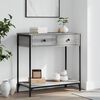 vidaXL Console Table Grey Sonoma 75x34.5x75 cm Engineered Wood