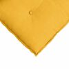 vidaXL Back Pillow Light Yellow 160 x 50 cm Corduroy Fabric