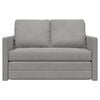 vidaXL Folding Sofa Bed Light Grey 122 x 70 x 60 cm Velvet