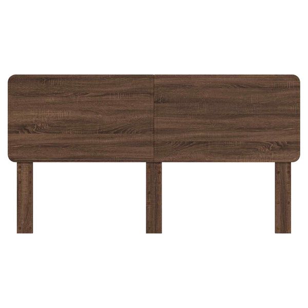 vidaXL Headboard Brown Oak 200 cm Engineered wood