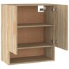 vidaXL Wall Cabinet Sonoma Oak 60x31x70 cm Engineered Wood