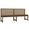 vidaXL Garden Bench Honey Brown 201.5 cm Solid Wood Pine