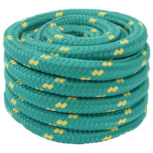 vidaXL Boat Rope 3 mm 5 m Green PP