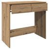 vidaXL Desk Artisian Oak 80x40x75 cm Engineered Wood