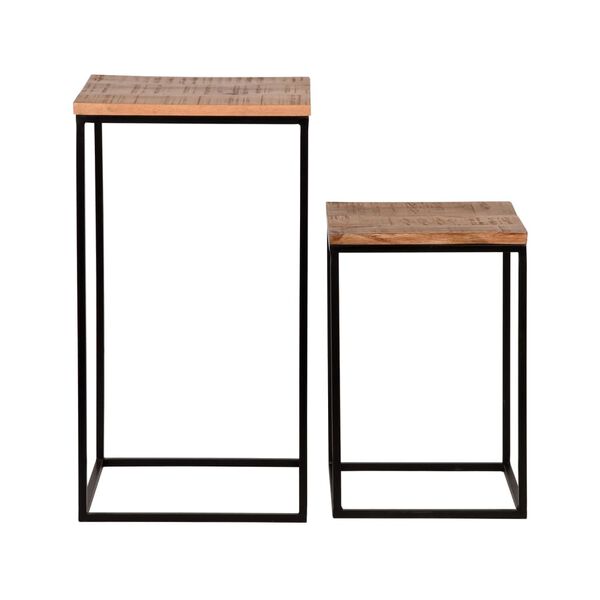 LABEL51 2 Piece Plant Stand Set Vintage Rough