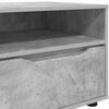 vidaXL TV Cabinet Concrete Grey 100 x 48 x 43 cm Engineered Wood