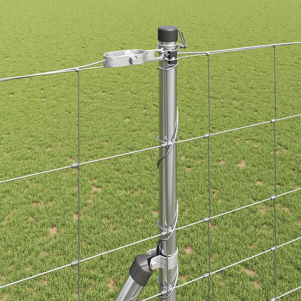 vidaXL Fence Post Galvanized 25 x 1.6 m Steel