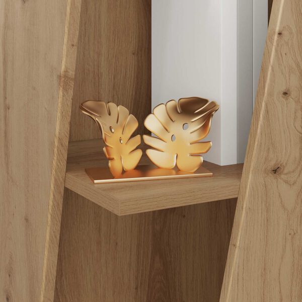 vidaXL Side Shelf Artisan Oak 33 x 32 x 70.5 cm Engineered Wood