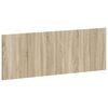 vidaXL Wall-Mounted Headboard ARNHEM Sonoma Oak Engineered Wood
