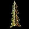 vidaXL Christmas Tree with 160 LEDs Warm White 150 cm PET