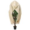 vidaXL Plant Fleece Covers with Zip 4 pcs 70 g/m&sup2; 3.14x2.5 m