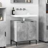 vidaXL Bathroom Sink Cabinet Concrete Grey 60.5 x 33.5 x 61 cm