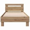vidaXL Bed Frame Artisan Oak 203 x 95 x 70 cm Engineered Wood