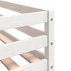 vidaXL Kids' Loft Bed with Tunnel without Mattress White&Black 90x200cm