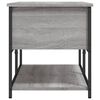 vidaXL Storage Bench Grey Sonoma 100x42.5x47 cm Engineered Wood