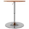 vidaXL Bar Table Ø60x89.5 cm Solid Wood Beech