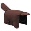 vidaXL Horse Blanket Full Dark Brown Polyester