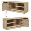 vidaXL TV Cabinet Sonoma Oak 102x35.5x36.5 cm Engineered Wood