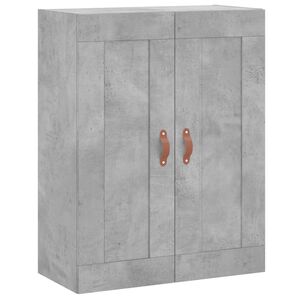 vidaXL Wall Mounted Cabinet Concrete Grey 69.5x34x90 cm Engineered Wood